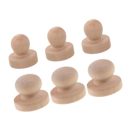 SEWACC 3 Stück Runder Holzstempelgriff Unfertige Holzstempel mit Komfortablem Griff für Diy Basteln Scrapbooking und Stempelgestaltung SEWACC 3 Stück Runder Holzstempelgriff Unfertige Holzstempel mit Komfortablem Griff für Diy Basteln Scrapbooking und Stempelgestaltung von SEWACC