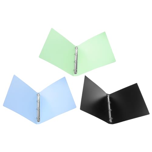 SEWACC 3 Stück Schnellhefter Schwarz Grün und Blau Dokumentenmappe für Schule Büro und Persönliche Nutzung für Notizen und Musiknoten SEWACC 3 Stück Schnellhefter Schwarz Grün und Blau Dokumentenmappe für Schule Büro und Persönliche Nutzung für Notizen und Musiknoten von SEWACC
