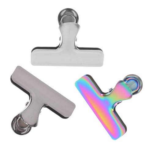 SEWACC 3 Stück Starke Büroklammern für Rechnungen Journaling und Lebensmittelsiegel Elegante Designlösungen für Täglichen Gebrauch SEWACC 3 Stück Starke Büroklammern für Rechnungen Journaling und Lebensmittelsiegel Elegante Designlösungen für Täglichen Gebrauch von SEWACC