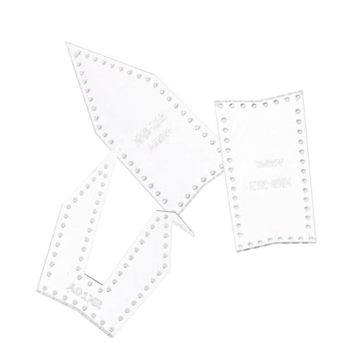 SEWACC 3 Stück Teiliges Acryl Schablonen für Leder Schlüsselanhänger DIY Präzise Muster Vorlagen Benutzerfreundliche Mehrzweck Stencils für Handgefertigte Schlüsselanhänger Leicht zu SEWACC 3 Stück Teiliges Acryl Schablonen für Leder Schlüsselanhänger DIY Präzise Muster Vorlagen Benutzerfreundliche Mehrzweck Stencils für Handgefertigte Schlüsselanhänger Leicht zu von SEWACC