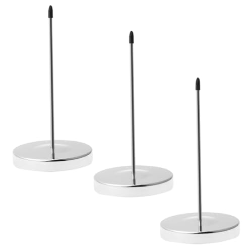 SEWACC 3 Stück Teiliges Edelstahl Receipt Holder mit Geradem Stab und Rutschfester Basis Praktischer Zettelspießer für Büro und Schreibtisch zur Geordneten Aufbewahrung von Rechnungen SEWACC 3 Stück Teiliges Edelstahl Receipt Holder mit Geradem Stab und Rutschfester Basis Praktischer Zettelspießer für Büro und Schreibtisch zur Geordneten Aufbewahrung von Rechnungen von SEWACC