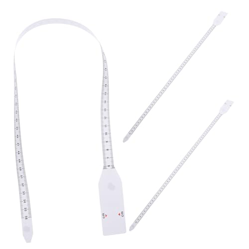 SEWACC 3 Stück Teiliges Flexibles Maßband aus Einziehbar und Geruchsneutral für Kopfumfang Armumfang und Körpermessungen Weiches Schneidermaßband und Handlich für Zufällige Farbe SEWACC 3 Stück Teiliges Flexibles Maßband aus Einziehbar und Geruchsneutral für Kopfumfang Armumfang und Körpermessungen Weiches Schneidermaßband und Handlich für Zufällige Farbe von SEWACC