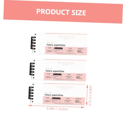 SEWACC 3 Stück Teiliges Kleines Notizbuch Tragbares Quadratisches Lose Memo Praktisches Planer Notizblock für Schüler und Büro Handliches Taschen notizheft Rosa SEWACC 3 Stück Teiliges Kleines Notizbuch Tragbares Quadratisches Lose Memo Praktisches Planer Notizblock für Schüler und Büro Handliches Taschen notizheft Rosa von SEWACC