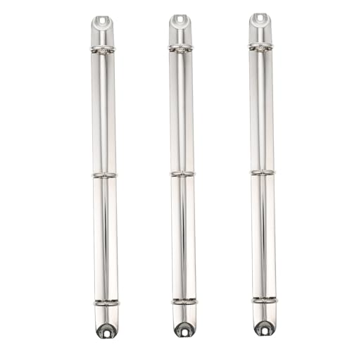 SEWACC 3 Stück Teiliges Metallringe Buchbinder Ringordner Ringe für Notizbücher Leicht Langlebig Glatte Oberfläche Vielseitig für Lose und Planer Geeignet SEWACC 3 Stück Teiliges Metallringe Buchbinder Ringordner Ringe für Notizbücher Leicht Langlebig Glatte Oberfläche Vielseitig für Lose und Planer Geeignet von SEWACC