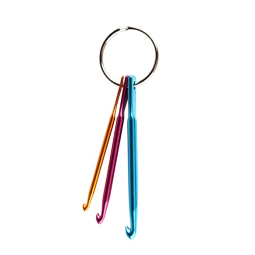 SEWACC 3 Stück Teiliges Mini Aluminium Häkelnadel mit Schlüsselanhänger Leichte Langlebige Stricknadeln in Tragbares Handarbeitszubehör für Reisen und Alltag SEWACC 3 Stück Teiliges Mini Aluminium Häkelnadel mit Schlüsselanhänger Leichte Langlebige Stricknadeln in Tragbares Handarbeitszubehör für Reisen und Alltag von SEWACC