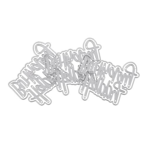 SEWACC 3 Stück Teiliges Prägeschablonen Kohlenstoffstahl für DIY Kartenherstellung Präzise Stanzformen mit Feiner Gravur für Scrapbooking Dekoratives Prägen Scharf und Gratfrei von SEWACC