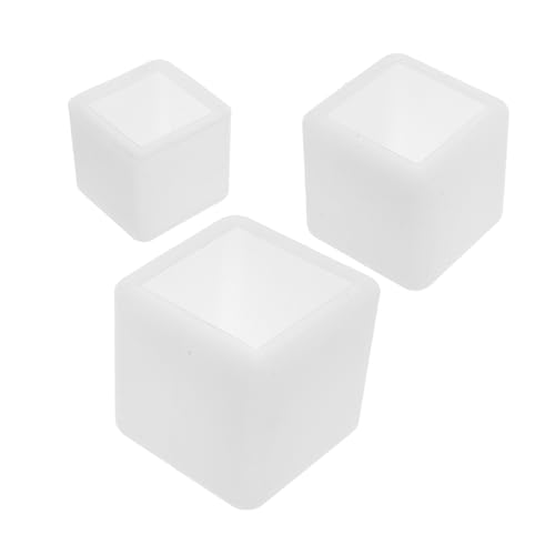 SEWACC 3 Stück Teiliges Resin Würfel Formen Hitzebeständig und Flexibel Tiefe Quadratische Epoxidharz Gießformen für Kerzen Seife DIY Kunsthandwerk und Kreative Dekoration SEWACC 3 Stück Teiliges Resin Würfel Formen Hitzebeständig und Flexibel Tiefe Quadratische Epoxidharz Gießformen für Kerzen Seife DIY Kunsthandwerk und Kreative Dekoration von SEWACC