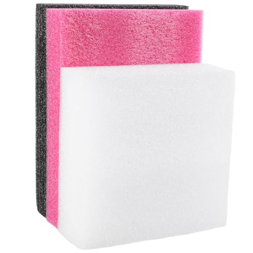 SEWACC 3 Stück Teiliges Schaumstoff Nadelfilz Pad Weiche Rutschfeste Filzunterlage für DIY Nadelfilzarbeiten für Kreative Handarbeiten und Komfortables Basteln von SEWACC