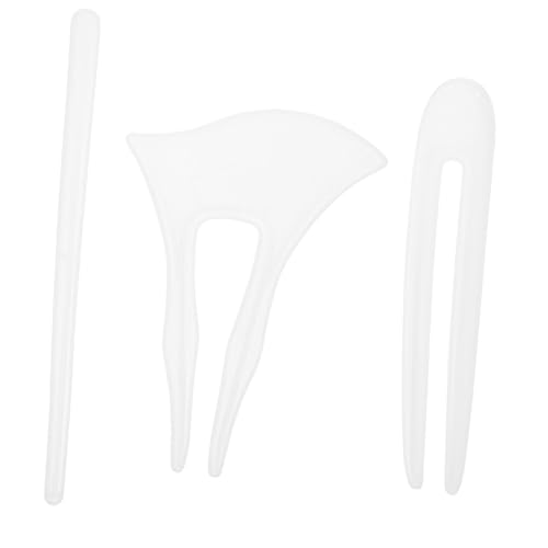 SEWACC 3 Stück Teiliges Silikon Haarspangen Gießform für DIY Epoxidharz Schmuckherstellung Verschiedene Klassische Haarstab Formen Flexibel Kreativ für Handgemachte Haarnadeln und SEWACC 3 Stück Teiliges Silikon Haarspangen Gießform für DIY Epoxidharz Schmuckherstellung Verschiedene Klassische Haarstab Formen Flexibel Kreativ für Handgemachte Haarnadeln und von SEWACC