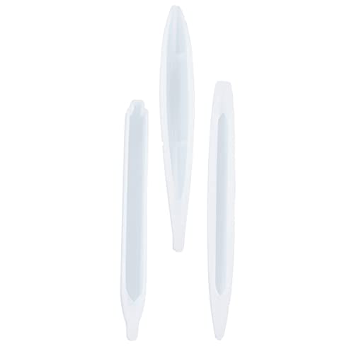 SEWACC 3 Stück Teiliges Silikon Mold für Diy Kugelschreiber Epoxidharz Gießform für Kreative Bastelprojekte für Personalisierte und Handwerkskunst von SEWACC