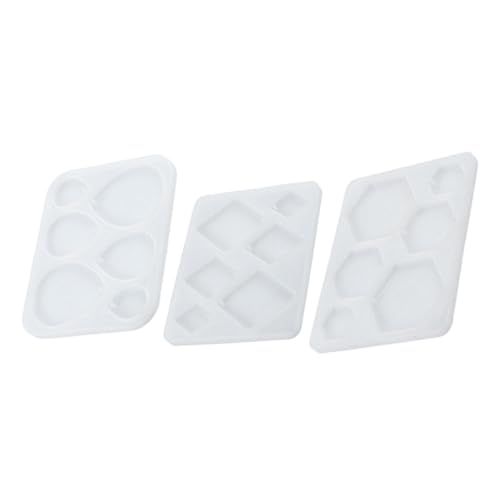SEWACC 3 Stück Teiliges Silikon Schmuck Gießformen mit Geometrischen Anhängern Teardrop Hexagon und Diamant für Epoxidharz Halsketten und Ohrringe DIY Langlebig Wiederverwendbar Kreativ SEWACC 3 Stück Teiliges Silikon Schmuck Gießformen mit Geometrischen Anhängern Teardrop Hexagon und Diamant für Epoxidharz Halsketten und Ohrringe DIY Langlebig Wiederverwendbar Kreativ von SEWACC