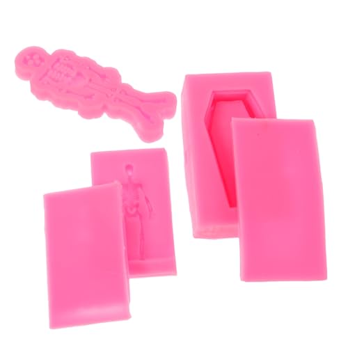 SEWACC 3 Stück Teiliges Silikon-schlüsselanhänger-formset Halloween Skelett Sarg Formen für Fondant Kuchen Dekoration Epoxidharz DIY Bastelprojekte Langlebig Flexibel Detailgenau Bpa-frei SEWACC 3 Stück Teiliges Silikon-schlüsselanhänger-formset Halloween Skelett Sarg Formen für Fondant Kuchen Dekoration Epoxidharz DIY Bastelprojekte Langlebig Flexibel Detailgenau Bpa-frei von SEWACC