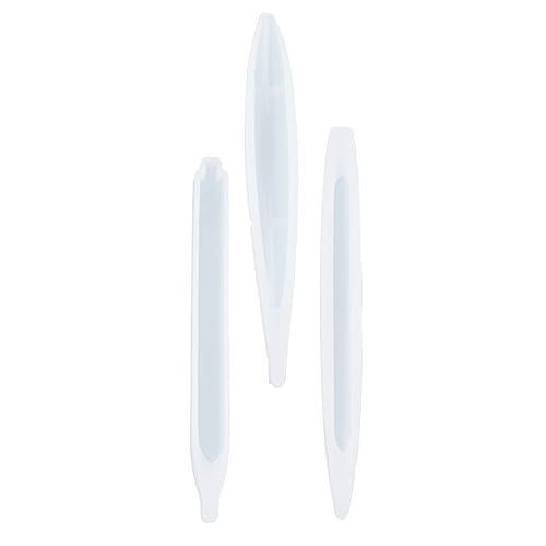 SEWACC 3 Stück Teiliges Silikonform für Diy Kugelschreiber Epoxidharz Kristallform für Bastelprojekte für und Persönliche Gestaltung von SEWACC