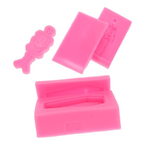 SEWACC 3 Stück Teiliges Skelett Coffin Silikonform Flexible Schlüsselanhänger Form für DIY Epoxidharz Halloween Schmuckherstellung Hitzebeständig Langlebig für Polymer Clay und SEWACC 3 Stück Teiliges Skelett Coffin Silikonform Flexible Schlüsselanhänger Form für DIY Epoxidharz Halloween Schmuckherstellung Hitzebeständig Langlebig für Polymer Clay und von SEWACC