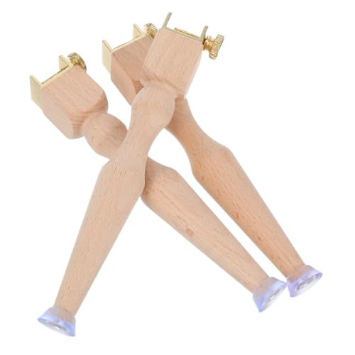 SEWACC 3 Stück Teiliges Stickrahmen Stativ Verstellbarer Holzhocker für Kreuzstichprojekte Kompatibel mit Verschiedenen Rahmen für Näharbeiten und Nutzung von SEWACC