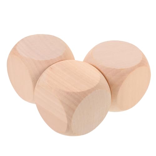 SEWACC 3 Stück Teiliges Unvollendete Holz Würfel Blanke DIY Würfel Naturholz zum Bemalen und Basteln für Spiele Buchstaben und Zahlenspiele Kreative Handwerksprojekte SEWACC 3 Stück Teiliges Unvollendete Holz Würfel Blanke DIY Würfel Naturholz zum Bemalen und Basteln für Spiele Buchstaben und Zahlenspiele Kreative Handwerksprojekte von SEWACC