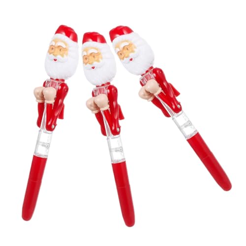 SEWACC 3 Stück Teiliges Weihnachts-boxhandschuh Kugelschreiber mit Led-leuchte Leuchtender Santa Claus Stift Interaktives für Festliche Weihnachtsgeschenkidee und Stocking Stuffer SEWACC 3 Stück Teiliges Weihnachts-boxhandschuh Kugelschreiber mit Led-leuchte Leuchtender Santa Claus Stift Interaktives für Festliche Weihnachtsgeschenkidee und Stocking Stuffer von SEWACC