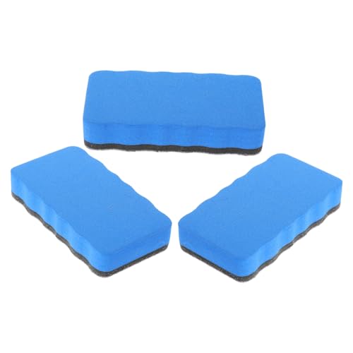 SEWACC 3 Stück Teiliges Whiteboard Radiergummi aus Langlebigem Eva material Sanft zu Oberflächen Wiederverwendbar und Kratzfrei für Whiteboards Blackboards für Büro und Zuhause von SEWACC