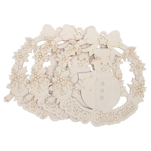 SEWACC 3 Stück Unbehandelte Holzanhänger Schneemann Weihnachtsdeko Leichte Holzscheiben mit Schnur Vielseitig Bemalbar für DIY Weihnachtskränze Fenster Türen und Baumdekoration SEWACC 3 Stück Unbehandelte Holzanhänger Schneemann Weihnachtsdeko Leichte Holzscheiben mit Schnur Vielseitig Bemalbar für DIY Weihnachtskränze Fenster Türen und Baumdekoration von SEWACC