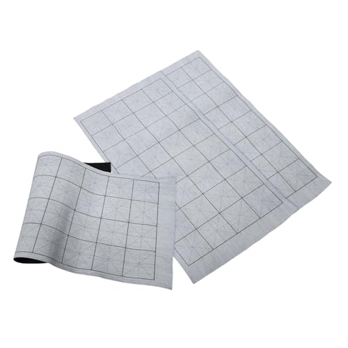 SEWACC 3 Stück Wiederverwendbare Kalligraphie Matte mit Gitter Wasserabsorbierend Schnelltrocknend Authentische Xuan Papier Struktur für Chinesische und Japanische Sumi Kunst für Anfänger SEWACC 3 Stück Wiederverwendbare Kalligraphie Matte mit Gitter Wasserabsorbierend Schnelltrocknend Authentische Xuan Papier Struktur für Chinesische und Japanische Sumi Kunst für Anfänger von SEWACC