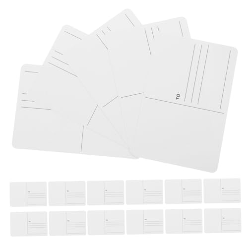 SEWACC 30 Blatt Blanko Aquarell Postkarten Strukturierter Baumwollkarton Mailable DIY Grußkarten Einladungskarten Künstlerpapier für Malerei und Bastelprojekte von SEWACC