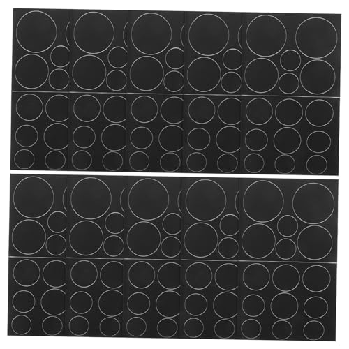 SEWACC 30 Blatt Selbstklebende Runde Reparaturpatches Schwarze DIY Textilkleber Patches für Kleidung Vielseitige Aufnäher für Bekleidung und Accessoires SEWACC 30 Blatt Selbstklebende Runde Reparaturpatches Schwarze DIY Textilkleber Patches für Kleidung Vielseitige Aufnäher für Bekleidung und Accessoires von SEWACC