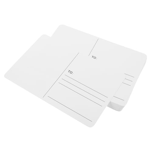 SEWACC 30 Blatt Weiße Strukturierte Baumwoll Postkarten Blanko Aquarell Kartonpapier für DIY Geburtstagskarten Hochzeitseinladungen Dankeskarten Mailable Grußkarten von SEWACC