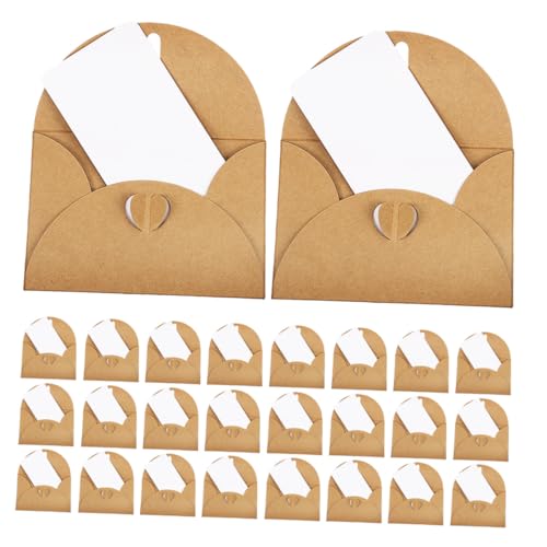 SEWACC 30 Sätze Vintage Kraftpapier Mini Briefumschläge mit Herzverschluss und Weißen Blankokarten Kreditkartengröße Rustikale Umschläge für Hochzeit Geburtstag DIY Einladungen und SEWACC 30 Sätze Vintage Kraftpapier Mini Briefumschläge mit Herzverschluss und Weißen Blankokarten Kreditkartengröße Rustikale Umschläge für Hochzeit Geburtstag DIY Einladungen und von SEWACC