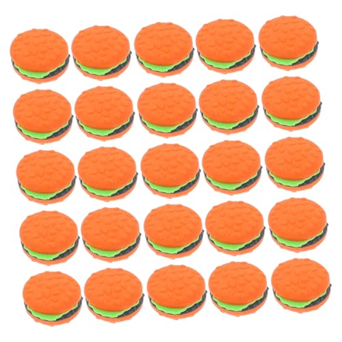 SEWACC 30 Stück Cartoon Hamburger Radiergummis Süße Mini Radierer für Schulbedarf und Belohnungen im Klassenzimmer für Kindergarten und Partys von SEWACC