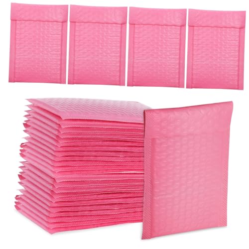 SEWACC 30 Stück Gepolsterte Versandtaschen Bubble Mailer Selbstklebend Mädchenpink Luftpolster Umschläge Schutz für Kleine Unternehmen Verpackungstaschen SEWACC 30 Stück Gepolsterte Versandtaschen Bubble Mailer Selbstklebend Mädchenpink Luftpolster Umschläge Schutz für Kleine Unternehmen Verpackungstaschen von SEWACC