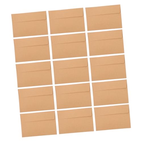 SEWACC 30 Stück Kraftpapier Umschläge Selbstklebend Reißfest Vintage Einladungsbriefumschläge für Hochzeit Karten Fotos Büro Versand von SEWACC