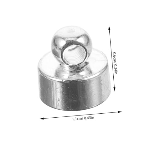 SEWACC 30 Stück Kupfer Magnetverschluss für Schmuck zum Selbermachen Kompakte Armband Halskettenverschlüsse Korrosionsbeständig Vielseitig Einsetzbar für DIY Schmuckdesigns von SEWACC
