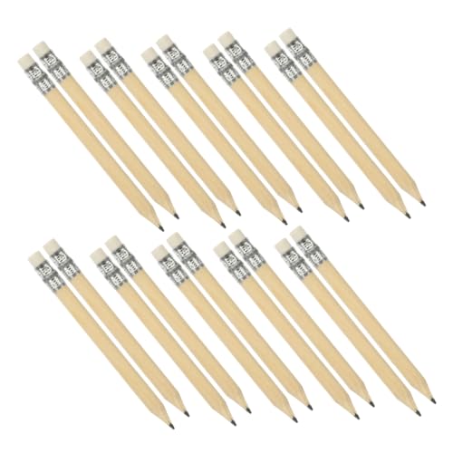 SEWACC 30 Stück Kurze Holzbleistifte mit Integriertem Radiergummi für Künstler und Golfbegeisterte für Schule Büro und Kreative Projekte SEWACC 30 Stück Kurze Holzbleistifte mit Integriertem Radiergummi für Künstler und Golfbegeisterte für Schule Büro und Kreative Projekte von SEWACC