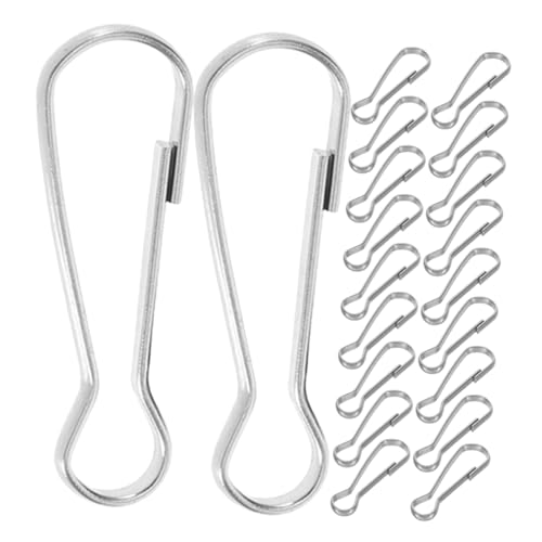 SEWACC 30 Stück Multifunktions Federclips Lanyard Haken für Id Karten Schlüsselanhänger und Diy Projekte Sicherer und Reibungsloser Betrieb für Kreative Anwendungen von SEWACC