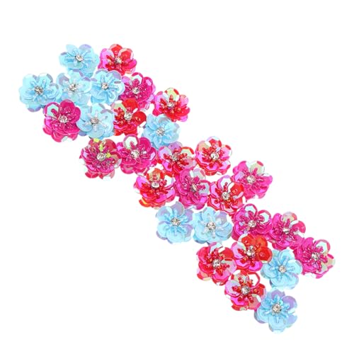 SEWACC 30 Stück Teiliges Blumen-applikationen Handgenähten Funkelnden Pailletten Große Blumen für DIY Kleidung Hüte Schuhe und Taschen Langlebig und Farbintensiv SEWACC 30 Stück Teiliges Blumen-applikationen Handgenähten Funkelnden Pailletten Große Blumen für DIY Kleidung Hüte Schuhe und Taschen Langlebig und Farbintensiv von SEWACC