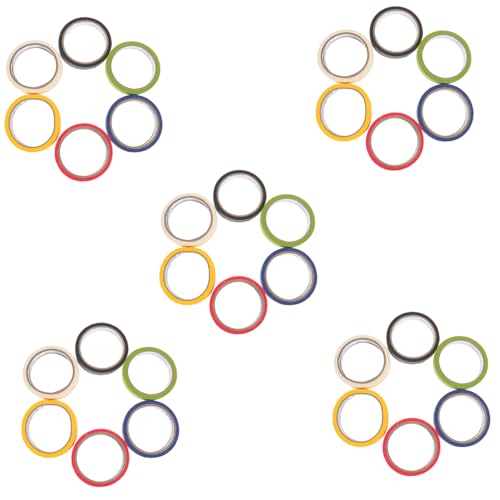 SEWACC 30 Stück Teiliges Farbiges Masking Tape Papier klebeband mit Stabiler Haftung für Mannequin modellierung Bastelarbeiten und Präzise Positionierung Vielseitig Verwendbar SEWACC 30 Stück Teiliges Farbiges Masking Tape Papier klebeband mit Stabiler Haftung für Mannequin modellierung Bastelarbeiten und Präzise Positionierung Vielseitig Verwendbar von SEWACC