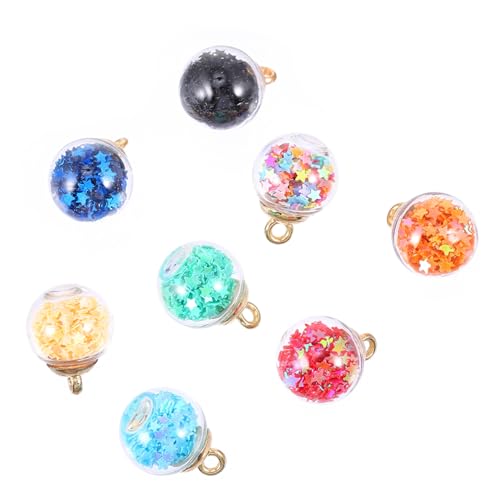 SEWACC 30 Stück Teiliges Glasperlen Bunten Sternen sequins Farbenfrohe Glasball anhänger für DIY Schmuckherstellung Langlebige und Glänzende Dekorationen für Halsketten Armbänder und SEWACC 30 Stück Teiliges Glasperlen Bunten Sternen sequins Farbenfrohe Glasball anhänger für DIY Schmuckherstellung Langlebige und Glänzende Dekorationen für Halsketten Armbänder und von SEWACC