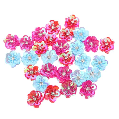 SEWACC 30 Stück Teiliges Handgenähte Pailletten Blumenapplikationen Beständige Glitzernde Blüten zum Aufnähen Jeans Kleidung Hüte Taschen Vielseitige Diy-stoffverzierung SEWACC 30 Stück Teiliges Handgenähte Pailletten Blumenapplikationen Beständige Glitzernde Blüten zum Aufnähen Jeans Kleidung Hüte Taschen Vielseitige Diy-stoffverzierung von SEWACC