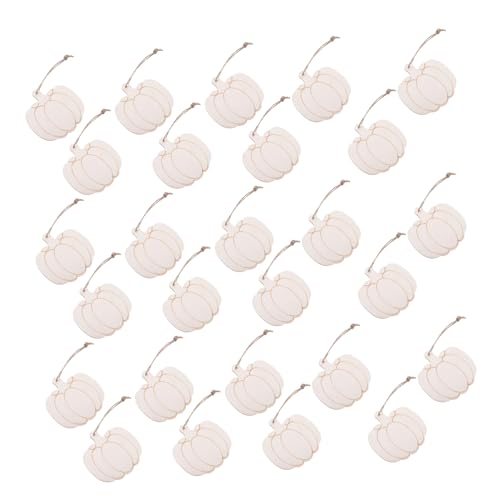 SEWACC 30 Stück Teiliges Holz Kürbis Dekorationen zum Bemalen Glatte Blanko Holzanhänger Leichte DIY Bastel Ornamente für Halloween Party Vielseitig Kompatibel mit Farben und SEWACC 30 Stück Teiliges Holz Kürbis Dekorationen zum Bemalen Glatte Blanko Holzanhänger Leichte DIY Bastel Ornamente für Halloween Party Vielseitig Kompatibel mit Farben und von SEWACC