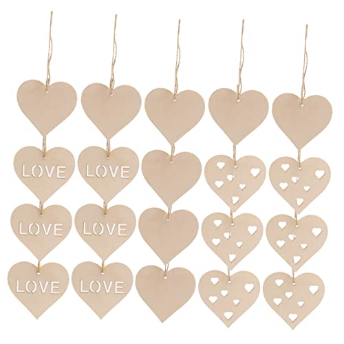 SEWACC 30 Stück Teiliges Kleine Holzherzen zum Basteln Naturbelassene Holzscheiben mit Rustikalem Charme Vielseitig Bemalbar und Gestaltbar für Hochzeitsdeko DIY Projekte und von SEWACC