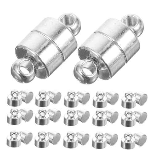 SEWACC 30 Stück Teiliges Kupfer Magnetverschluss Schmuckverschluss für Armbänder und Halsketten Sichere Magnetische Verbindung Langlebig Korrosionsbeständig für DIY Schmuckherstellung SEWACC 30 Stück Teiliges Kupfer Magnetverschluss Schmuckverschluss für Armbänder und Halsketten Sichere Magnetische Verbindung Langlebig Korrosionsbeständig für DIY Schmuckherstellung von SEWACC
