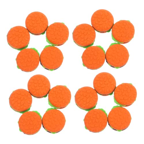 SEWACC 30 Stück Teiliges Niedliche Hamburger Radiergummis Kawaii Schulmaterial für Belohnungen und Mitgebsel Charmante Dekoration für Schreibtisch und Federmäppchen von SEWACC