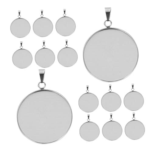 SEWACC 30 Stück Teiliges Runde Anhänger Rohlinge aus für DIY Schmuckherstellung Leere Cabochon Fassungen Einfache Montage mit Sonnenblumenverschluss Vielseitig für Kreative SEWACC 30 Stück Teiliges Runde Anhänger Rohlinge aus für DIY Schmuckherstellung Leere Cabochon Fassungen Einfache Montage mit Sonnenblumenverschluss Vielseitig für Kreative von SEWACC