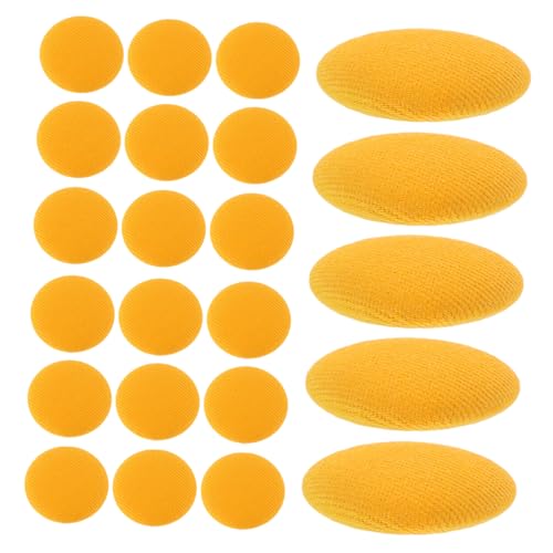 SEWACC 30 Stück Teiliges Runde Stoff Bezogene Knöpfe mit Metallöse für Mäntel Jacken Blusen Anzüge Vielseitige Zierknöpfe zum Nähen und Basteln Gelb SEWACC 30 Stück Teiliges Runde Stoff Bezogene Knöpfe mit Metallöse für Mäntel Jacken Blusen Anzüge Vielseitige Zierknöpfe zum Nähen und Basteln Gelb von SEWACC