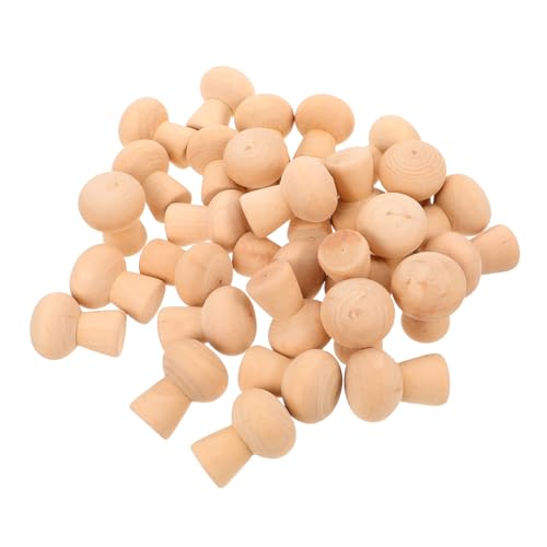 SEWACC 30 Stück Teiliges Unbemalte Holzpilz-figuren Blanko-peg-dolls für DIY Holzfiguren zum Bemalen Sicheres Glattes Holz für Kreative Bastelprojekte und Familienaktivitäten SEWACC 30 Stück Teiliges Unbemalte Holzpilz-figuren Blanko-peg-dolls für DIY Holzfiguren zum Bemalen Sicheres Glattes Holz für Kreative Bastelprojekte und Familienaktivitäten von SEWACC