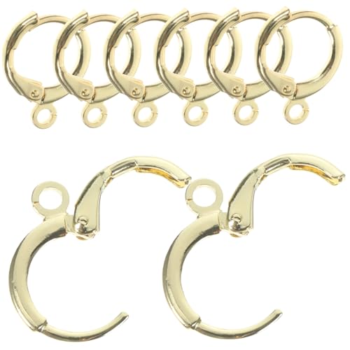 SEWACC 30 Stück Teiliges Vergoldete Ohrhaken für Ohrringe Handgefertigte DIY Ohrschmuck Zubehör Leicht zu Verarbeiten zum Basteln und Selbermachen von Ohrhänger Designs SEWACC 30 Stück Teiliges Vergoldete Ohrhaken für Ohrringe Handgefertigte DIY Ohrschmuck Zubehör Leicht zu Verarbeiten zum Basteln und Selbermachen von Ohrhänger Designs von SEWACC