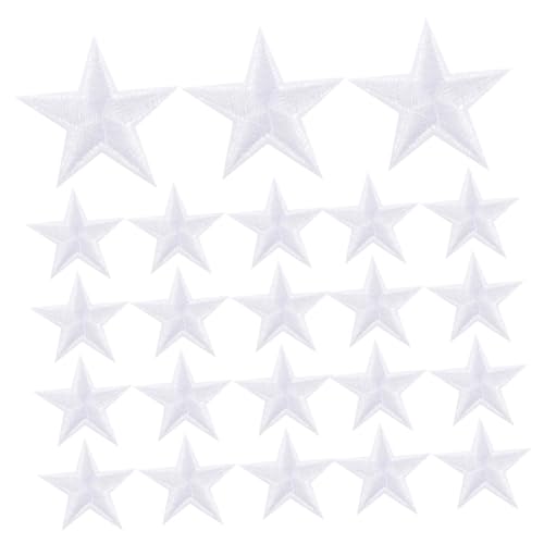 SEWACC 30 Stück Teiliges Weiße Bestickte Stern Aufnäher zum Aufbügeln Flexible Stoffpatches für Kleidung Rucksäcke Hüte Schuhe DIY Reparatur und Dekoration SEWACC 30 Stück Teiliges Weiße Bestickte Stern Aufnäher zum Aufbügeln Flexible Stoffpatches für Kleidung Rucksäcke Hüte Schuhe DIY Reparatur und Dekoration von SEWACC