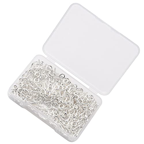 SEWACC 300 Stück DIY Schmuck Zubehör Einfaches Eisen Anhänger Material für Kreative Handarbeiten für Armbänder und Mehr Silberfarben für Anfänger und Schmuckliebhaber SEWACC 300 Stück DIY Schmuck Zubehör Einfaches Eisen Anhänger Material für Kreative Handarbeiten für Armbänder und Mehr Silberfarben für Anfänger und Schmuckliebhaber von SEWACC