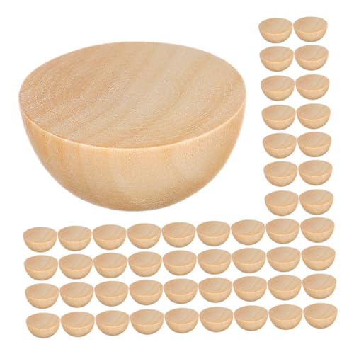 SEWACC 300 Stück Halbrunde Unvollendete Holzperlen Halbspähren Zum Bemalen Für DIY Bastelprojekte Dekoration Heimkunst Handwerk SEWACC 300 Stück Halbrunde Unvollendete Holzperlen Halbspähren Zum Bemalen Für DIY Bastelprojekte Dekoration Heimkunst Handwerk von SEWACC