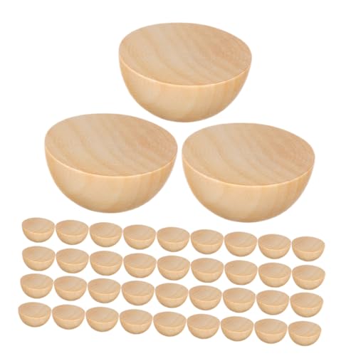 SEWACC 300 Stück Holzperlen Unbehandelte Kugeln Natürliche Holzstruktur Für DIY Bastelprojekte Dekoration Erwachsene SEWACC 300 Stück Holzperlen Unbehandelte Kugeln Natürliche Holzstruktur Für DIY Bastelprojekte Dekoration Erwachsene von SEWACC